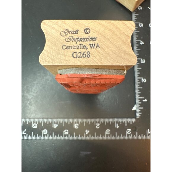 Cat Kitty Border Meow Rubber Stamp by Great Impressions G268 - Picture 4 of 4